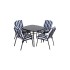 Baštenski set sto + 4 stolice sa jastucima – Veneto