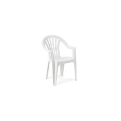 Baštenska stolica plastična – bela Kona