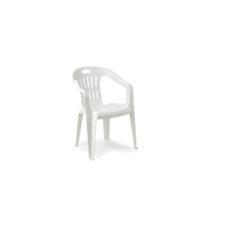 Baštenska stolica plastična – bela Piona