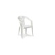 Baštenska stolica plastična – bela Piona