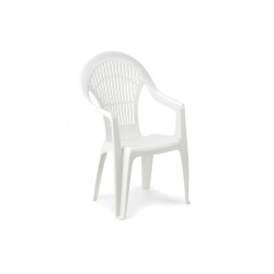 Baštenska stolica plastična – bela Vega