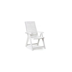 Baštenska stolica plastična – bela Yuma